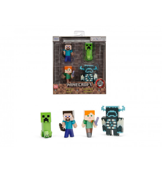 Minecraft Figúrky 2,5'' set 4 ks