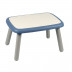 Detský stolík biely (modrý okraj)