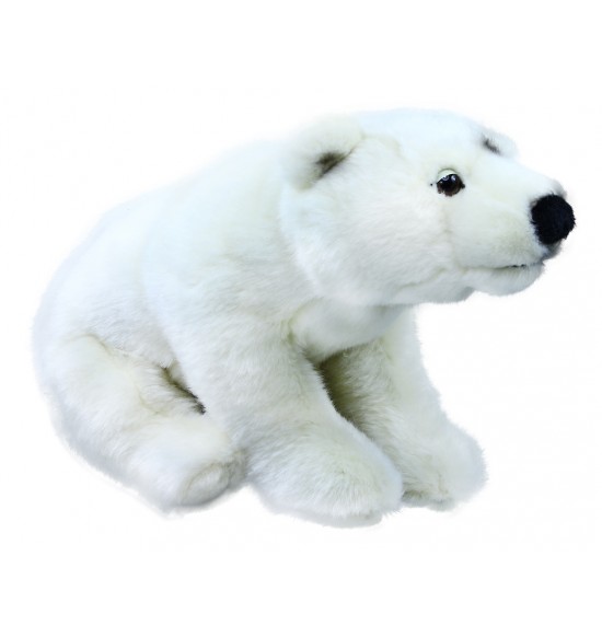 Plyšový ľadový medveď, 30 cm