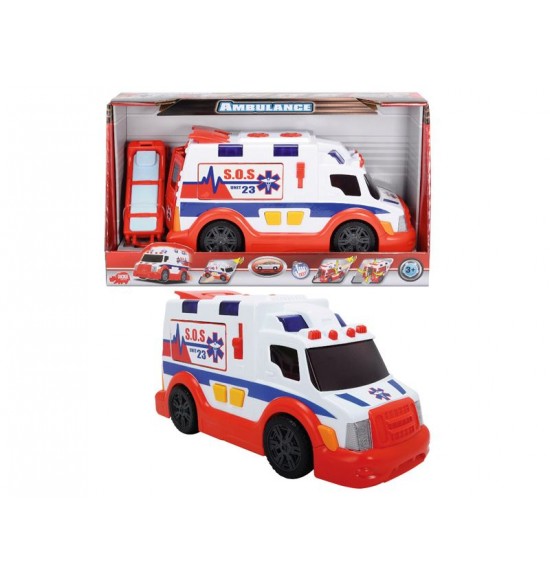 auto ambulancia AS so svetlom a zvukom, 33 cm 4006333032011