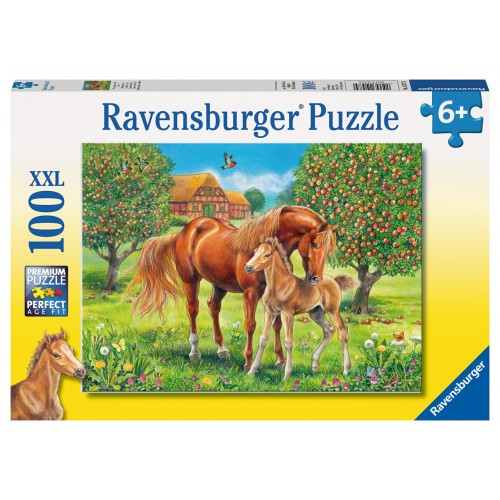 Obrázok RAVENSBURGER - Kone na pasienku 100 XXL dielikov