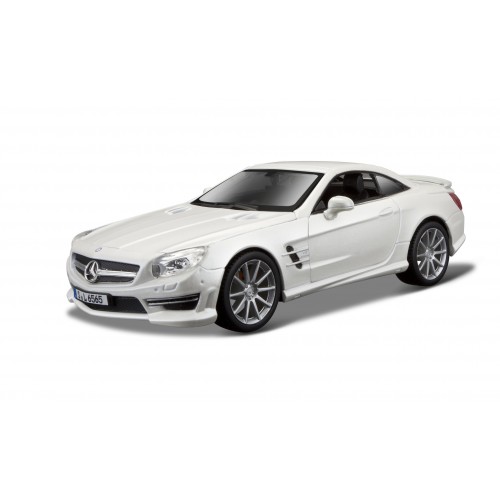 Obrázok Bburago Mercedes-Benz SL 65 AMG biela 1:24 (4893993010455)