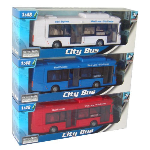 Obrázok MAC TOYS - 1:48 Autobus Mestský 3Ass