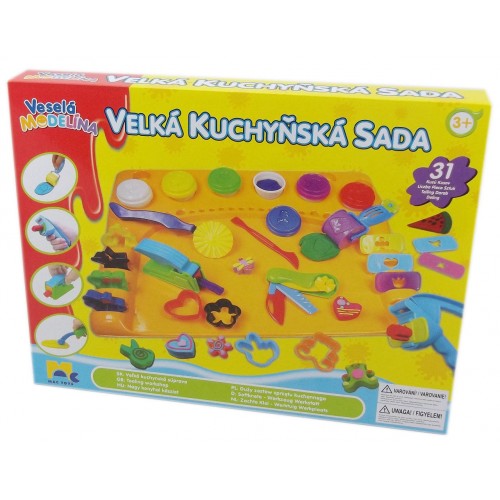 Obrázok KIDS TOYS - Plastelína Kuchynská Súprava S Podložkou Veľká